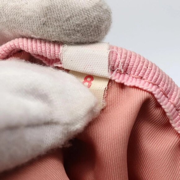 PRADA Hand Bag Nylon Pink Silver Auth - Picture 14 of 16